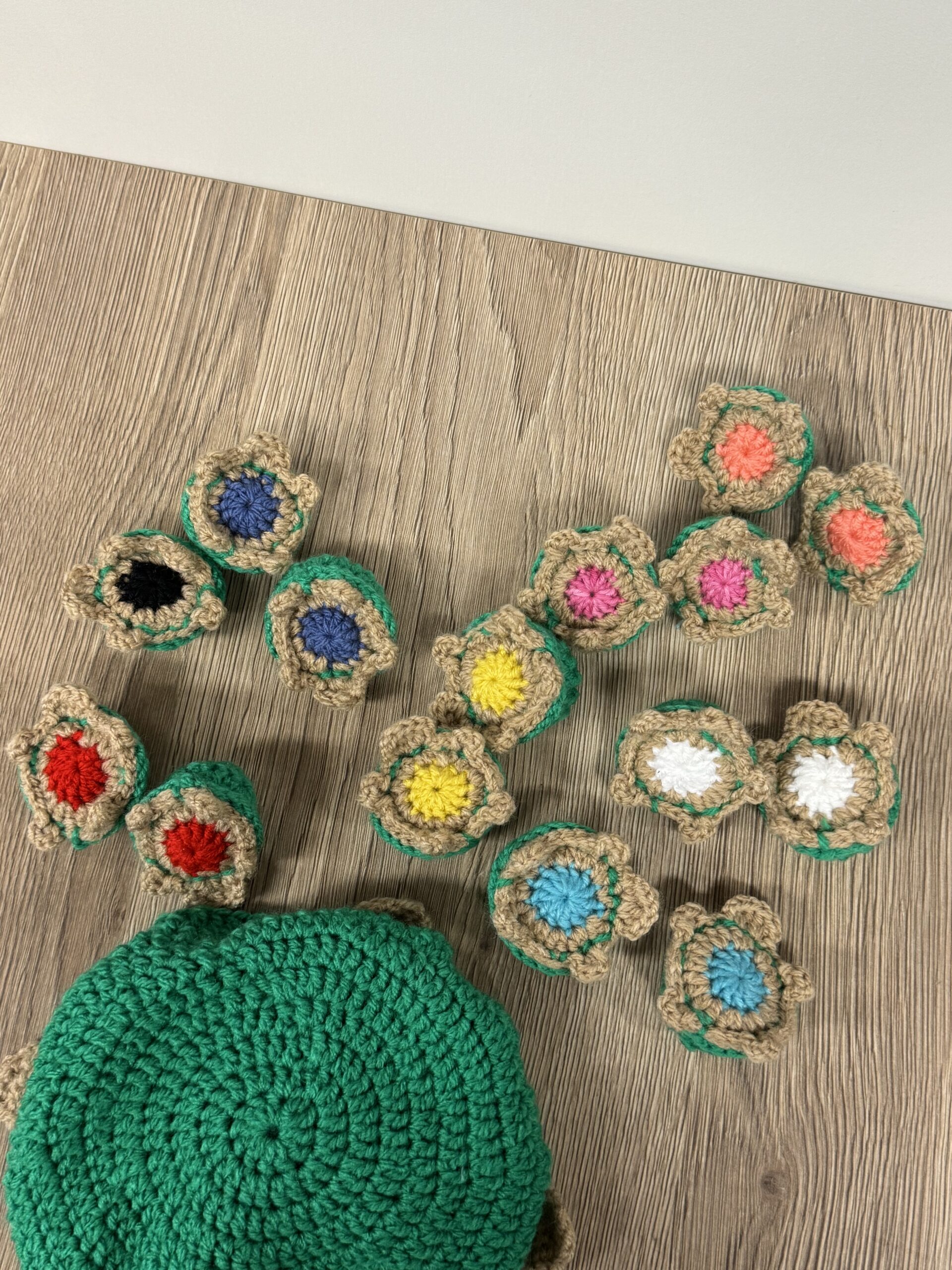 Jeu de mémoire tortues au crochet 3 Jeu de mémoire tortues au crochet – Image 3