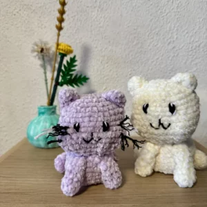 Doudou Chat Crochet Fait Main