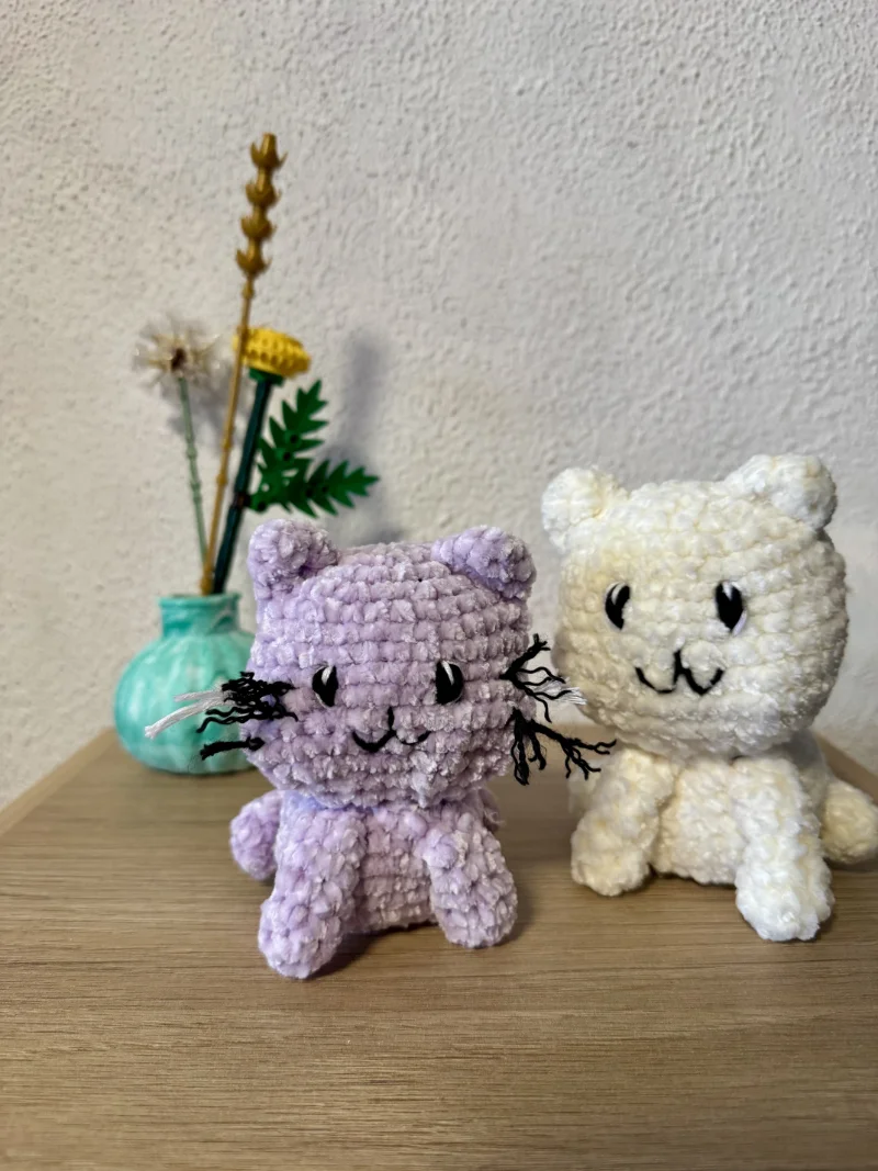 Doudou Chat Crochet Fait Main