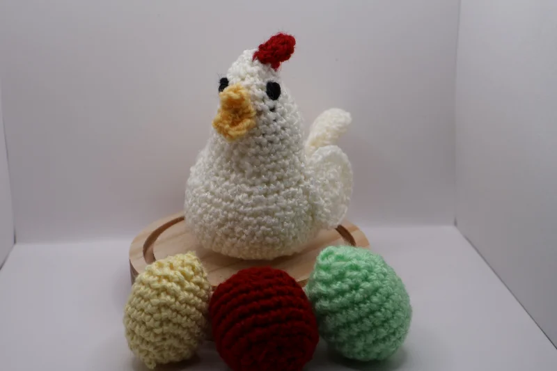 Poule + Œufs de Pâques Crochet
