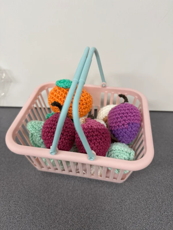 Dinette fruits & légumes crochet