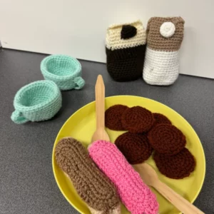Dînette goûter crochet