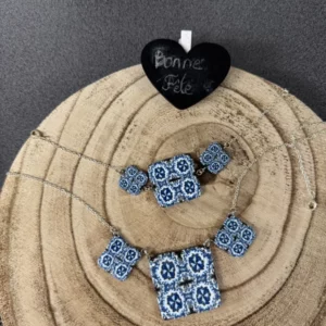 Parure Bijoux Artisanaux Azulejos