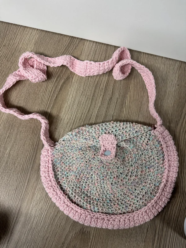 pochette rond pour petite fille