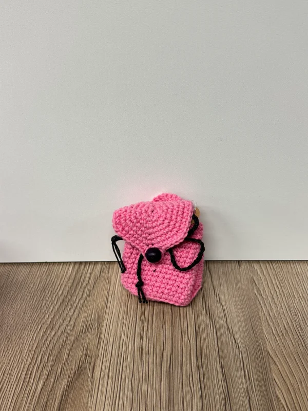 Mini Sac à Dos Porte-Monnaie au Crochet – Accessoire Fait Main Original – Image 3