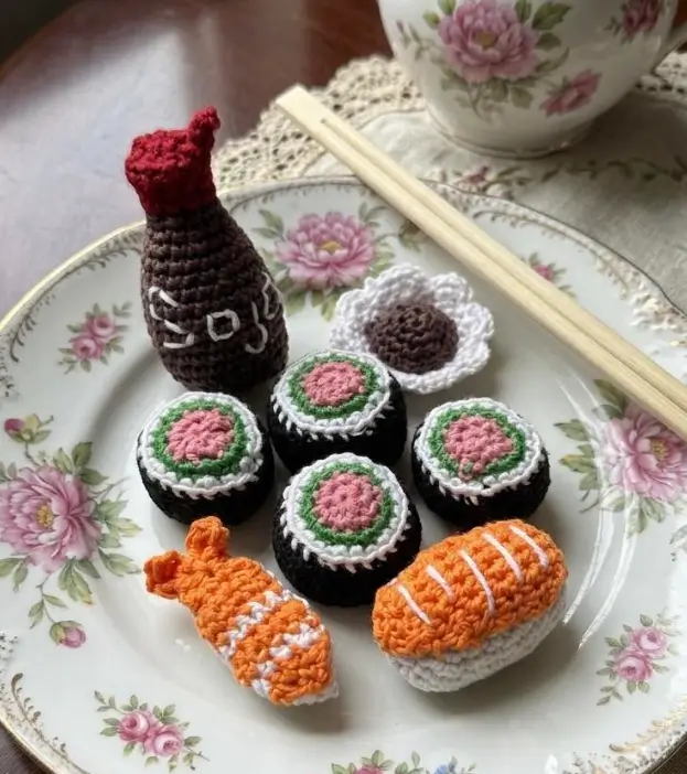 Set de Dinette Sushi "Le Petit Chef Japonais"