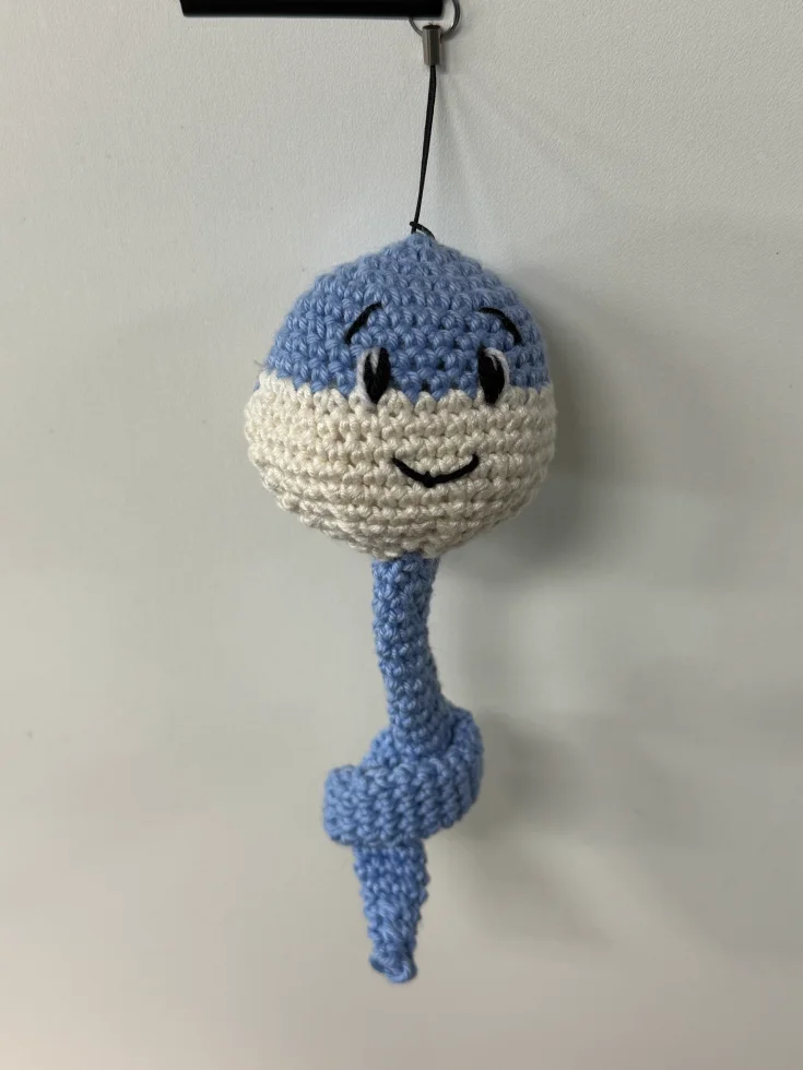 Serpolet, le Bijou de Sac Serpent en Crochet Fait Main 1 Bijou de sac serpent crochet
