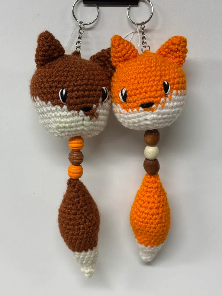 Bijou de sac renard crochet