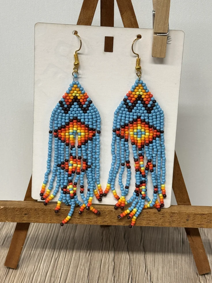 boucles d'oreilles perles fantaisies