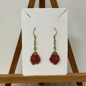 boucles d'oreilles perles fantaisies