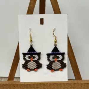 boucles d'oreilles perles fantaisies