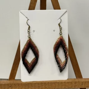 boucles d'oreilles perles fantaisie