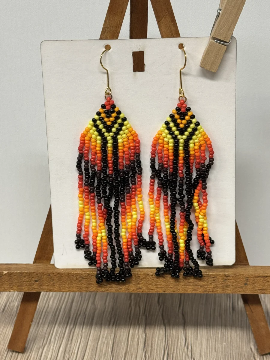 boucles d'oreilles perles fantaisies