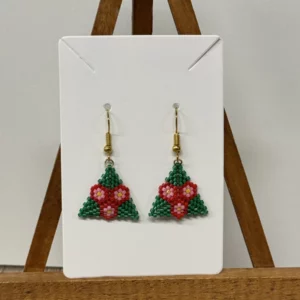 boucles d'oreilles perles fantaisie