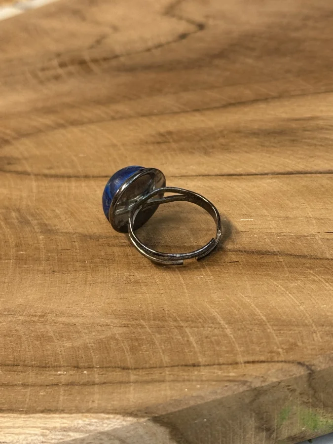 Bague fantaisie cabochon bleu profond 2 bague-fantaisie
