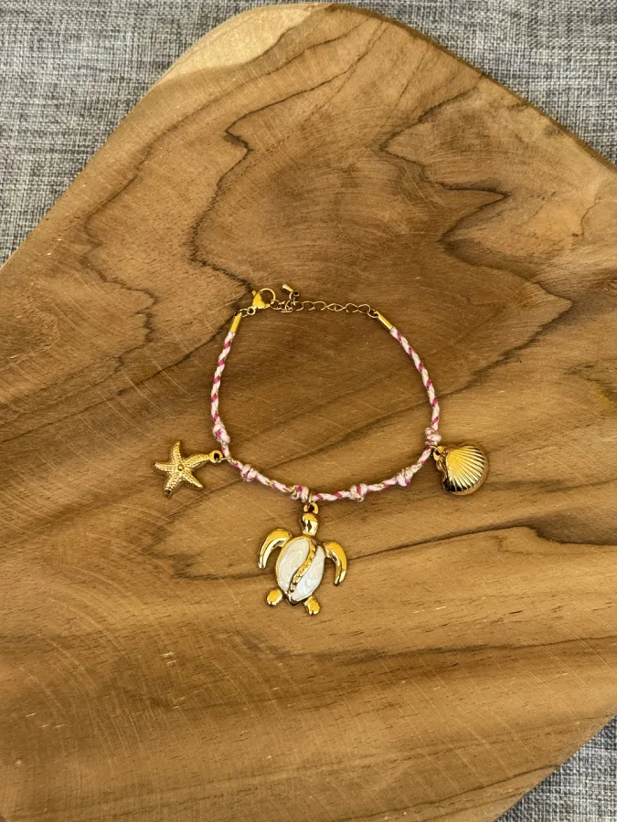 bracelet de plage inoxydable poisson