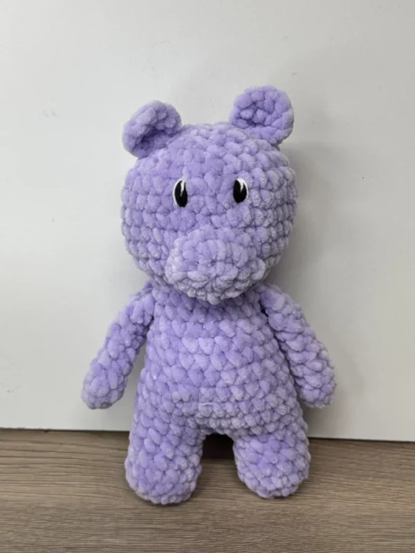 Peluche Ourson Violet en Crochet